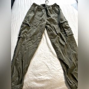 Womens Green Cargo Pants